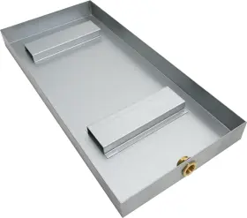 Steamspa 191042060241 Component Series 21x10x2 Inch Galvanized Steel Rectangular Water Collecting A