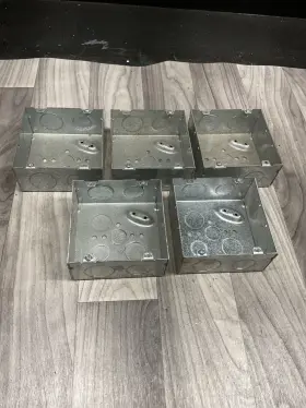5-SDW-1 STEEL CITY Outlet Box Square