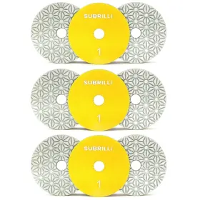 CT3-9CS-3STEP1 SUBRILLI Step Diamond Polishing Pads Granite