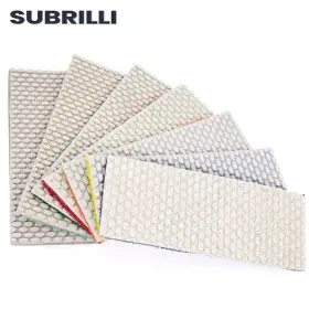 H41MIX120 SUBRILLI Diamond Polishing Set Backing Pad Glass #2