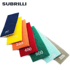 H41MIX120 SUBRILLI Diamond Polishing Set Backing Pad Glass #3