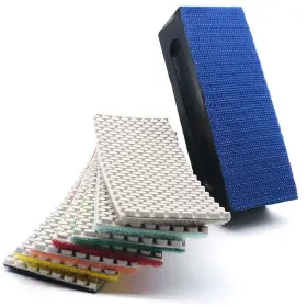 H41MIX120 SUBRILLI Diamond Polishing Set Backing Pad Glass