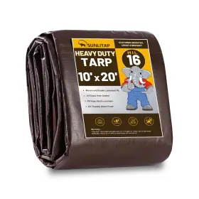 TARP1020BRSI-16MIL SUNLITAP Mil Waterproof Tarps Tar