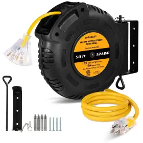LA820PA SURAIELEC Gauge Extension Cord Reel Awg Sjtow Hea