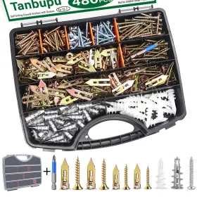 TA-12-1 TANBUPU Drilling Drywall Anchors Zinc Steel Sheetrock