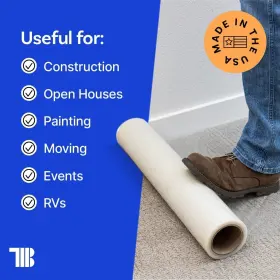 816821000323 TAPEMANBLUE Carpet Film Roll Bluemantape #3