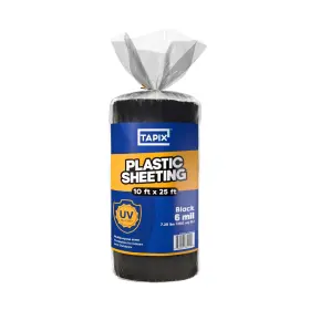 10256M-BLK TAPIX Sheeting Mil Uv Poly Sheet