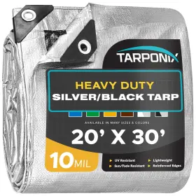 T10SB-2030 TARPONIX Dual Tarp Mil Tear Blac