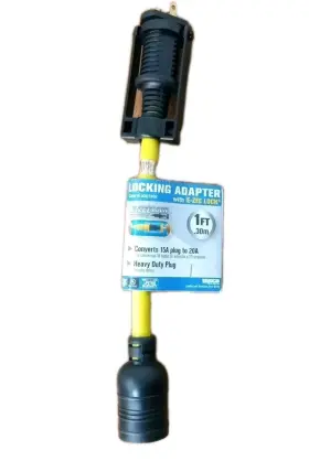 04-00093 TASCO E-ZEELOCK Locking Adapter Zee Lock Plugto