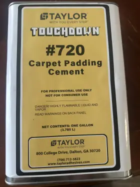 Touchdown TAYLOR Carpet Pad Cement Gallon