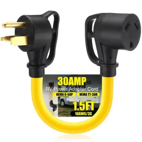 4000058 TELLEGLOWW Rv Power Adapter Cord Nema