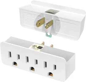 TYY-ADP-LA12 TENINYU Grounded Adapter Triple Outlet Pack