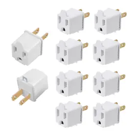 TYY-AP17037-ALL TENINYU Grounded Adapter Outlet Converter