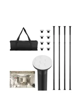 ET0094500 TEODUTE Dust Barrier Pack Steel Zipper Walls Pole