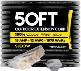 TB-CRD-50TPE12B TERRABLOOM Extension Cord Exten