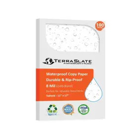 7MIL-1117-100 TERRASLATE PAPER Mil Waterproof Weatherproof