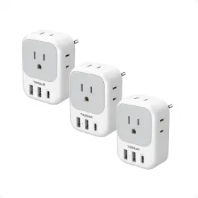 TS-161-EU-C TESSAN Pack Travel Plug Adapter Usb