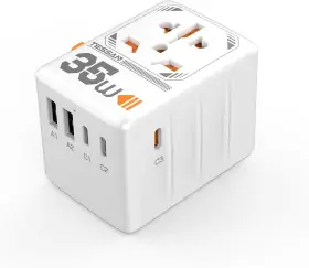 TS-WTA02 TESSAN Travel Adapter International Plug Adaptor