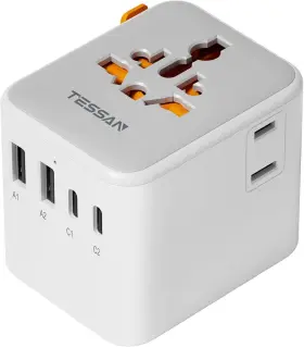 TS-WTA10 TESSAN Travel Adapter International Power