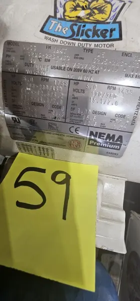 DD55 THE SLICKER Washdown Motor Rpm Nema Design #2
