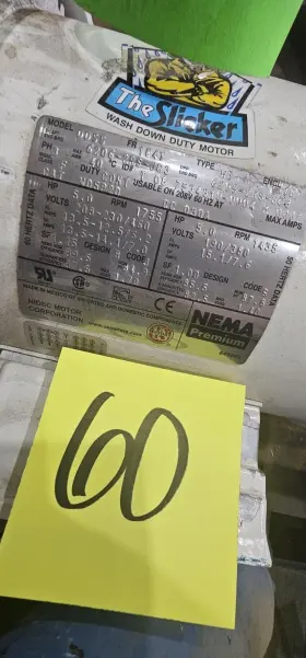 DD55 THE SLICKER Washdown Motor Rpm Nema Design #3