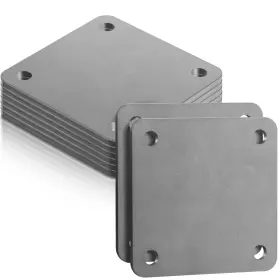 Therwen Therwen-steel-01 8 Pcs 5ftft X A36 Steel Plate Hot Rolled 1/4 Base Squar