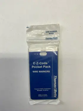 WM-A-90 THOMAS BETTS Ez Pocket Pack Wire Marker
