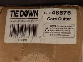 48575 TIEDOWN Core Cutter