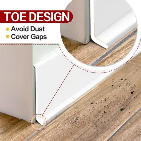 TJX5 TOLANBBT Baseboard Molding Wall Base Cove Flexible Adhe #3