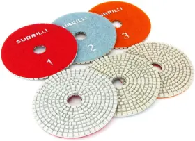 144CT3-S TRADING CO Step Diamond Polishing Pads Granite