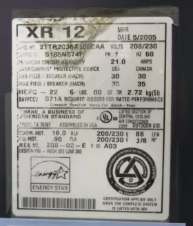 ACC19735 TRANE Central Air Conditioner Condenser #2