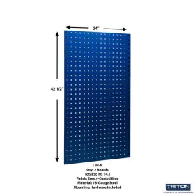 LB2-BKIT TRITON PRODUCTS Pegboards Square Hole Lochook #3