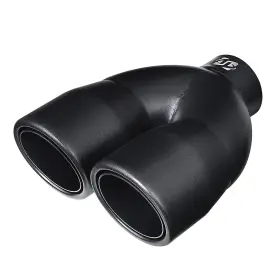 T00175BK TRITRUST Dual Exhaust Tip Od Double Wall Weld