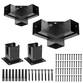 765147802015 TROPTOLKY Pergola Brackets Powder Coated Corner