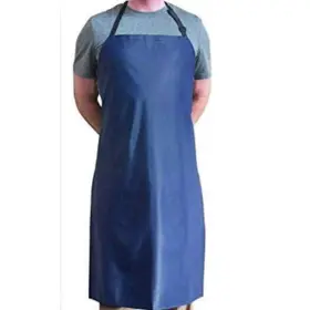 Tuff Apron Cominhkpr104957 Blue Heavy Duty Waterproof With Neck Adjuster Durable Long Kitchen Dishwash Inch