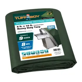 GS810 TUFFBOY Waterproof Tarp Mil Poly Cover Tear Resis
