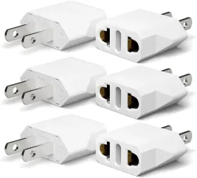 9122-1 UNIDAPT American Outlet Plug Adapter Europe