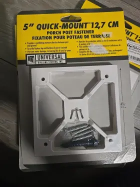 17006 UNIVERSAL BUILDING SYSTEMS Mount Porch Post Fasteners