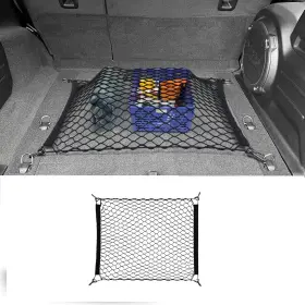 CN23 UTIIY Cargo Net Jeep Wrangler Jl Jlu Rear Trunk Hooks