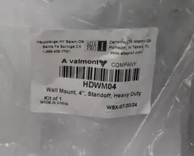 HDWM04 VALMONT COMPANY Wall Mount Standoff Steel Kit #2