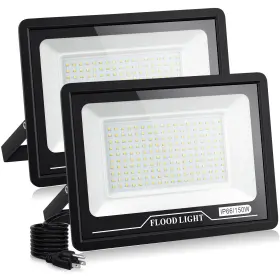 VAL-2PFLOOD VALYTIME Pack Led Flood Light Plug
