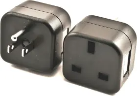 VP18 VCT Plug Adapter Converts Pin British Prong