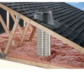 TMF-014 VELUX Flexible Sun Tunnel Pitched Flashing #2