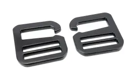 Versakits Vk30-01-05 10 Pcs Heavy Duty Metal G Hooks Flat Tri-glide Hook Sildes Adjustable Fastene