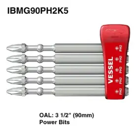 IBMG90PH2K5 VESSEL Impact Ball Torsion Bits Mag Charge Holder