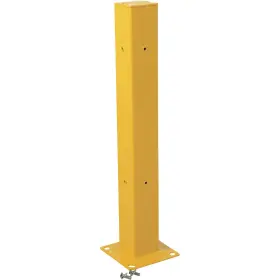 GR-H2R-DI-TP42-YL VESTIL Steel Tubular Guard Rail Post