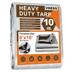 TARP-8X10 VHESS Tarps Waterproof Mil Multipurpose Poly