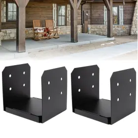 V-APVB-10102 VIKOFAN Post Base Anchor Wood Pack Standoff Blac