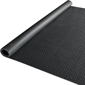 FMAT-4WX10L VILMON Diamond Plate Rubber Flooring Roll Blac