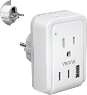 USC1-3E VINTAR Plug Adapter Schuko
